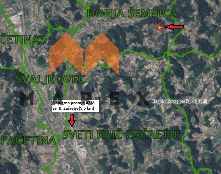 For Sale: Roh-Bau House in a Peaceful Location in Donja Šemnica